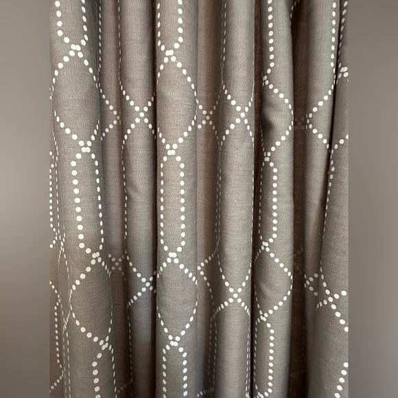 Threshold Bath Threshold Shower Curtain Graywhite Pattern Poshmark